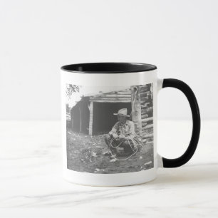 Mug Chat mangeant hors d'un café Can.