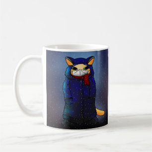 Mug Chat Masque Visage De Pluie De Nuit