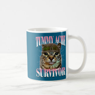 Mug Chat Mème Survivant Mal De Ventre Drôle De Dicton