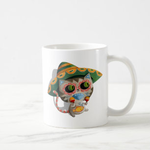 Mug Chat mexicain avec le sombrero