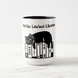 Mug Chat Mignon, Chat Drôle, Bibliothécaire Le Plus Pa