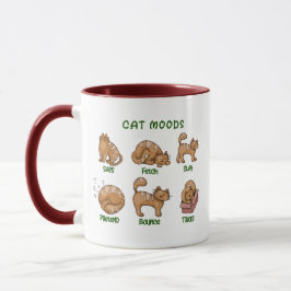 Mug Chat Moods Puschat lady Pet Funny Chat Mom