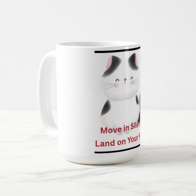 Mug Chat Motivationnel  (Devant gauche)