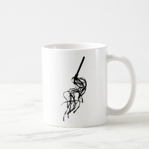 Mug Chat neuf de silhouette d'ensemble de fouet des