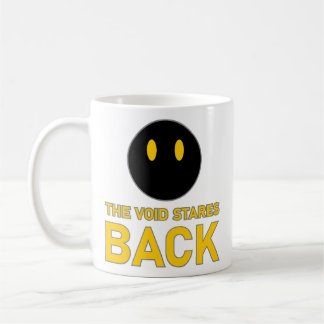 Mug Chat noir aux yeux vides Le vide vous regarde