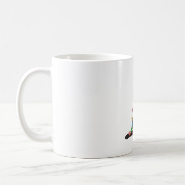 Mug Chat Noir Avec Feu De Noël (Gauche)