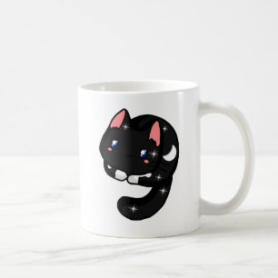 Mug Chat noir céleste pour les amateurs de chats et d'