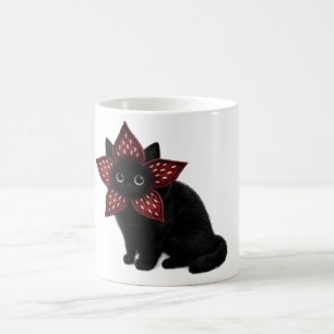 Mug Chat noir de monstre inconnu Art félin de fantas