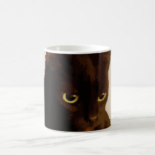 Mug Chat noir déco style boho