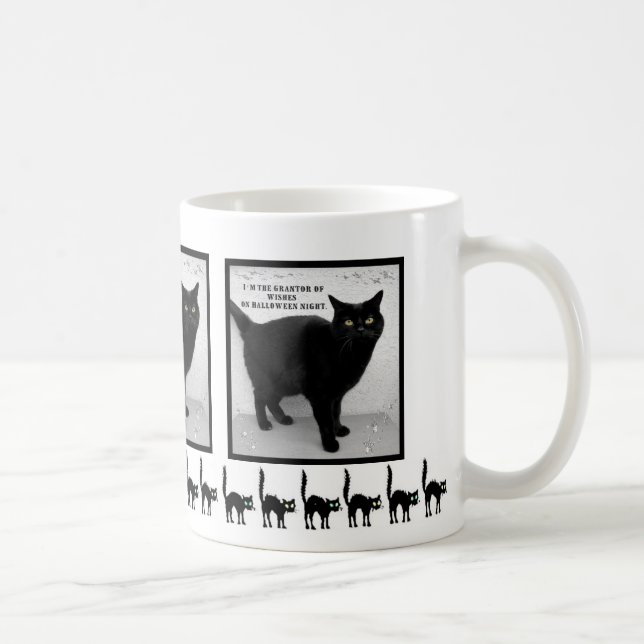 Mug Chat noir d'Halloween (Droite)