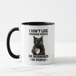 Mug Chat noir grumeux