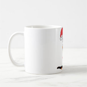 Mug Chat Noir Père Noël Tangée Dans Les Lumières De No