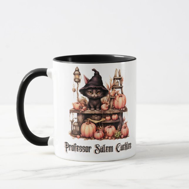 Mug Chat noir Professeur Salem Cackles Halloween (Gauche)