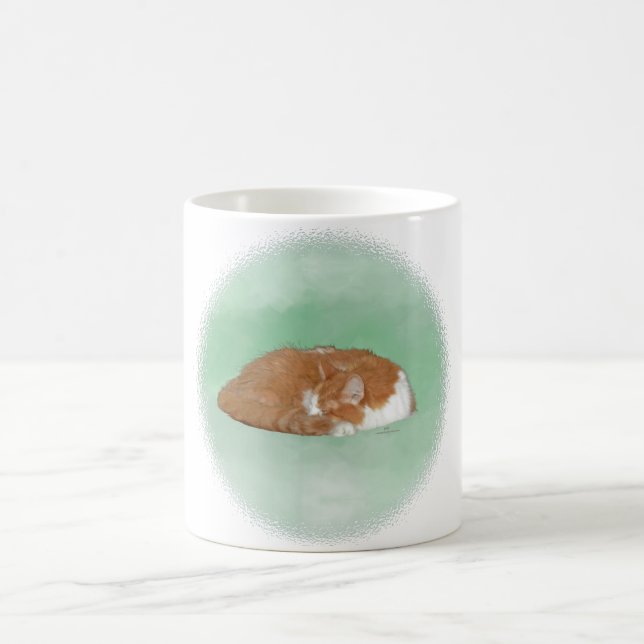 Mug Chat orange endormi (Centre)