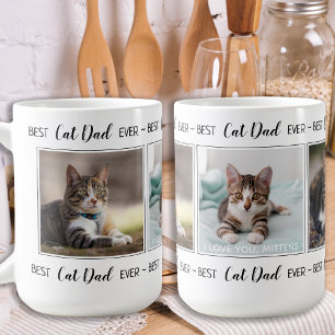 Mug Chat Papa Personnalisé 3 Photo Fête des pères