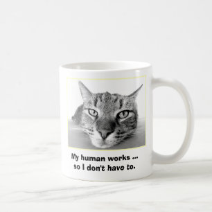 Mug Chat paresseux