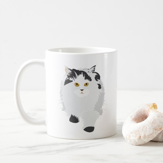 Mug Chat Perse Kitty (Avec donut)