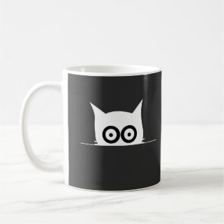 Mug Chat qui regarde à peine Petit coffre Noir et Blan