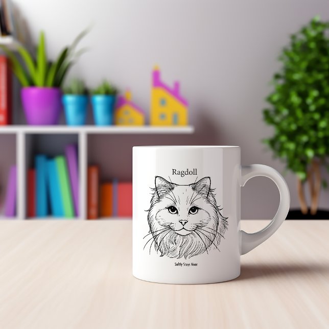 Mug Chat Ragdoll (Créateur téléchargé)