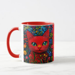 Mug Chat Rouge