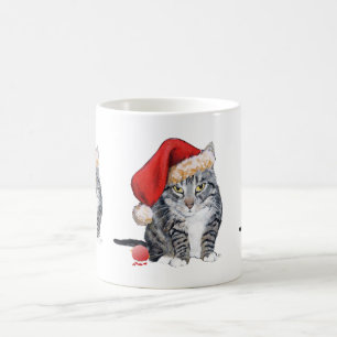 Mug Chat Santa Claws avec Ornement