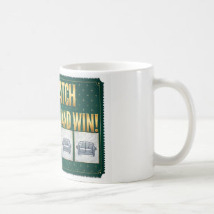 Mug Chat Scratch and Win — Chat de Ticket de Loterie D