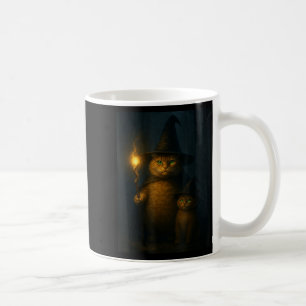 Mug Chat sorcier drôle et bizarre pour Halloween Meme