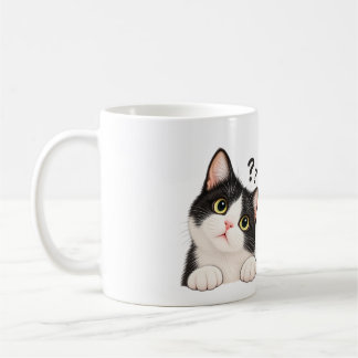 Mug Chat Tuxedo Curieux Mignon – Boki Day