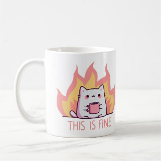 Mug Chat Un Feu C'est Très Bien