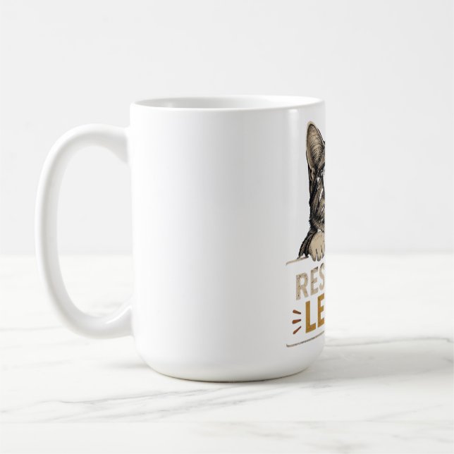 Mug Chat Vectoriel Cool avec Lunettes de Soleil – fun (Gauche)