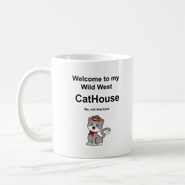 Mug Chat Whimsical (Gauche)