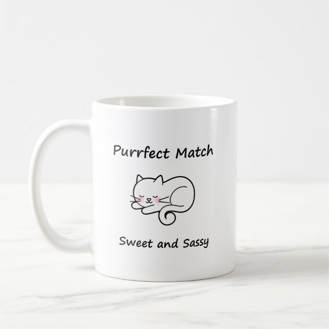 Mug Chat Whimsical (Gauche)