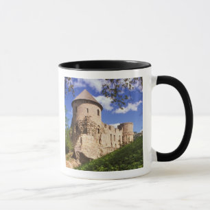Mug Château de Cesis dans le centre de la Lettonie.