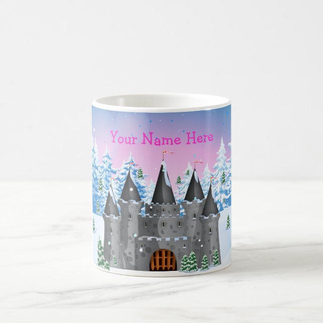 Mug château de conte de fées Hiver (Centre)