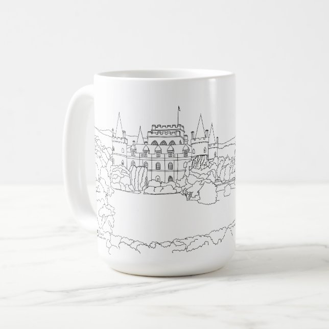 Mug Château d'Inveraray Écosse (Devant gauche)