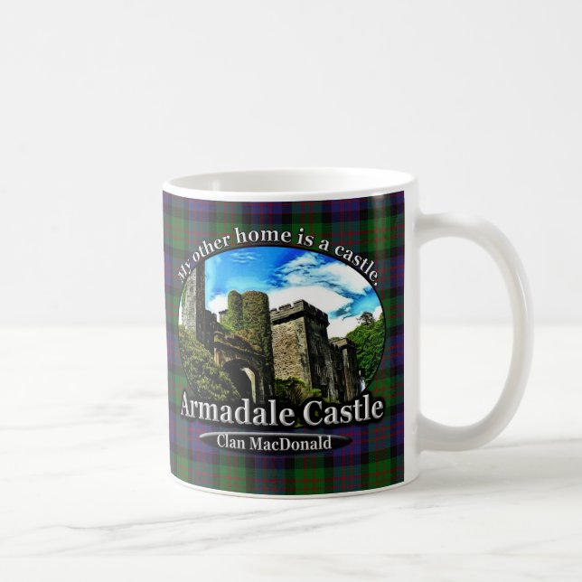 Mug Château Ecosse de MacDonald Armadale de clan (Droite)