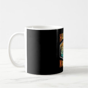 Mug Château Hanté Cauchemar Halloween Vecteur Rétro
