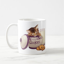 Mug Chaton de chat tigré de boîte à biscuits