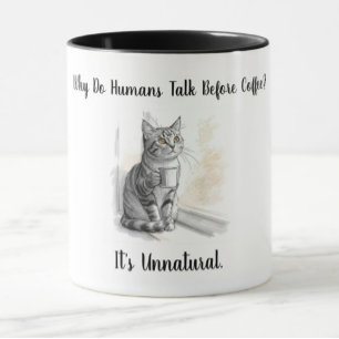 Mug Chaton Sarcastique : Pourquoi les Humains Parlent-