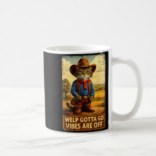 Mug Chaton tabby drôle bien faut y aller disant sarcas