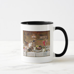 Mug Chatons à un banquet, 19ème siècle