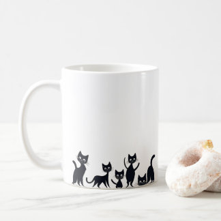 Mug Chatons dans des positions différentes