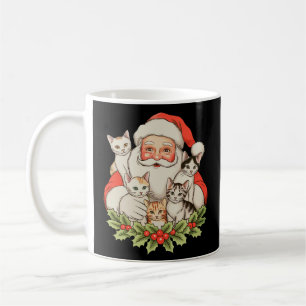 Mug Chatons de Santa Noël Fêtes de Noël