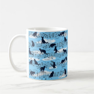 Mug chatons musicaux