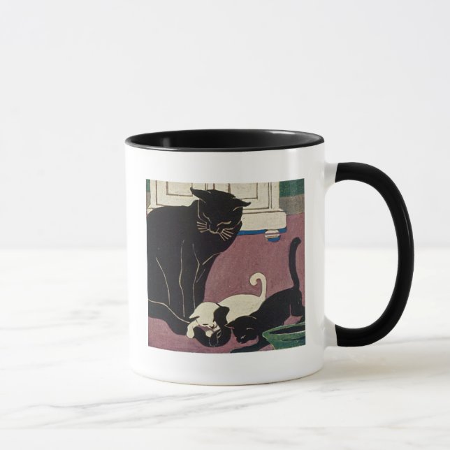 Mug Chats Art Déco (Droite)