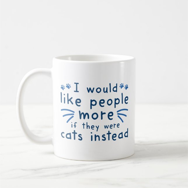 Mug Chats au lieu de (Gauche)