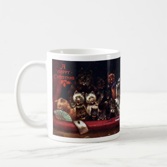 Mug Chats au théâtre pour Noël (Gauche)