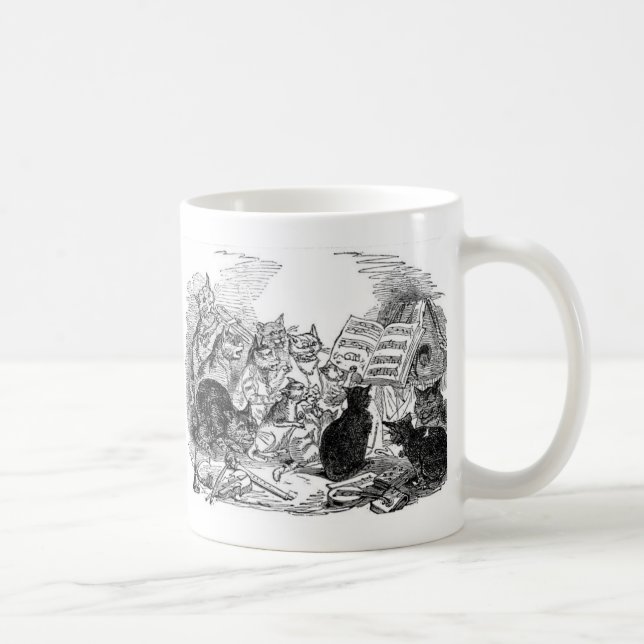 Mug Chats chanteurs vintages (Droite)