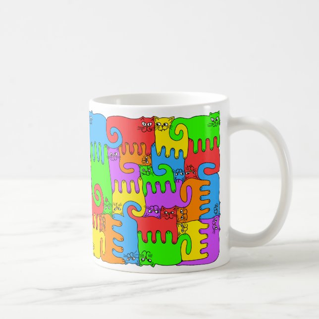 Mug Chats d'arc-en-ciel (Droite)