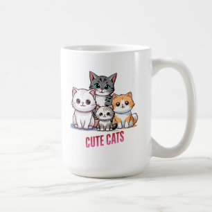 Mug Chats de Dessin Animé Mignons Création pour Amateu